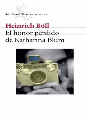 cover image of El honor perdido de Katharina Blum